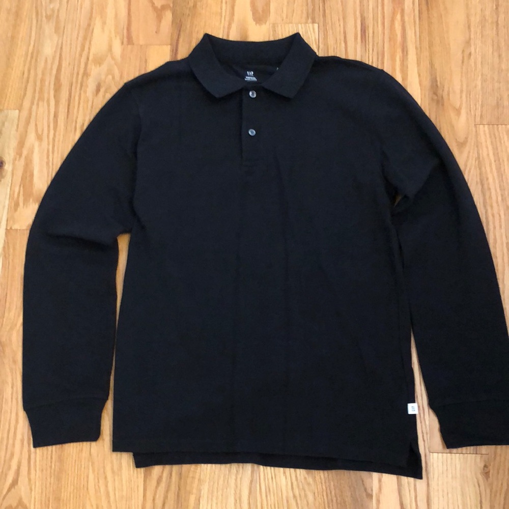 NWT Gap Kids Boys Long Sleeve Pique Polo Size XXXL (18-20)